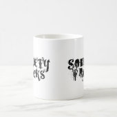 Sobriety Rocks for Fun Love Sober Rocker Kaffeetasse (Mittel)