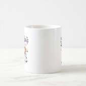 Sobriety Rocks Fun Cartoon Individuelle Name Sober Kaffeetasse (Mittel)