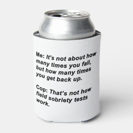 Sobriety Test Dosenkühler (Kanne Vorderseite)