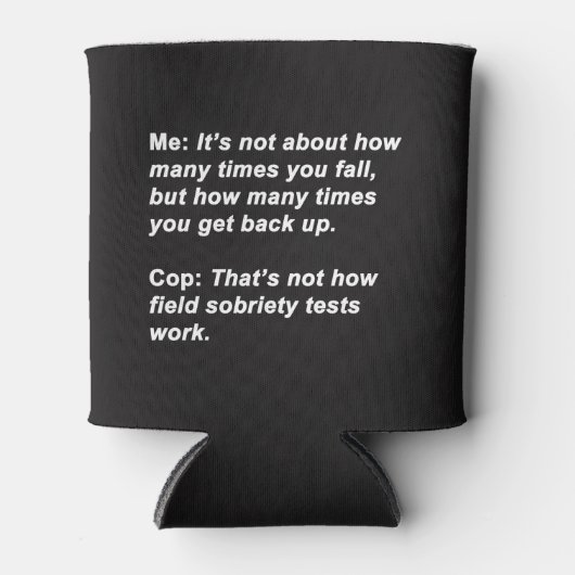 Sobriety Test Dosenkühler (Vorderseite)