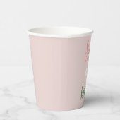 Sobrify Christmas Party Pink Paper Cups Pappbecher (Rechts)