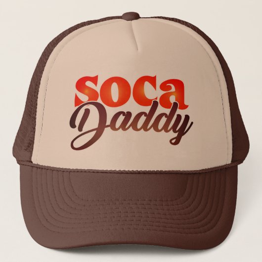 Soca Daddy Truckerkappe (Vorderseite)