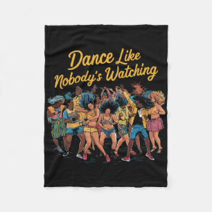 Soca Dancing Trinidad und Tobago Dancer Soca Music Fleecedecke