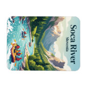 Soča-Fluss Slowenien Magnet (Horizontal)
