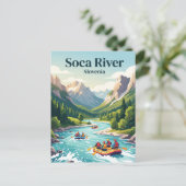 Soča-Fluss Slowenien Postkarte (Stehend Vorderseite)