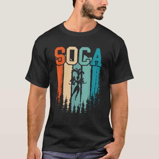 Soca Retro Vintag T-Shirt (Vorderseite)