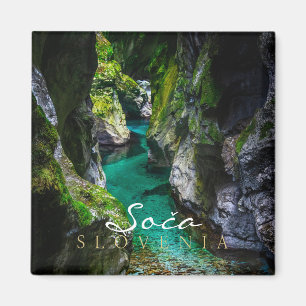 Soca Schlucht in Slowenien Magnet