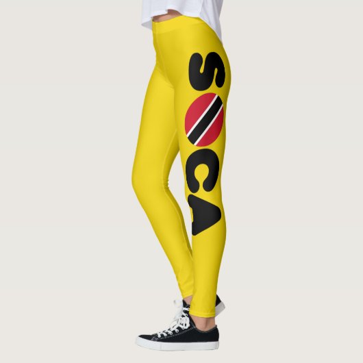 Soca Trinidad & Tobago Flag Karneval Leggings (Links)