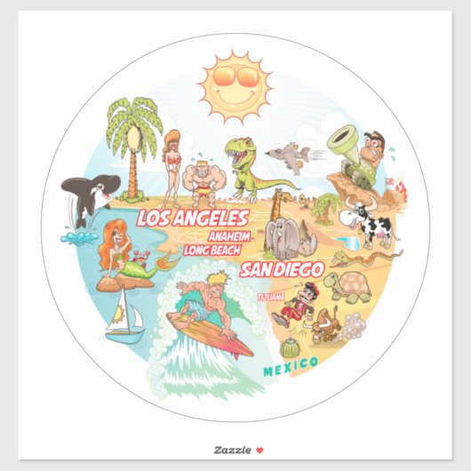 SoCal Aufkleber (Blatt)