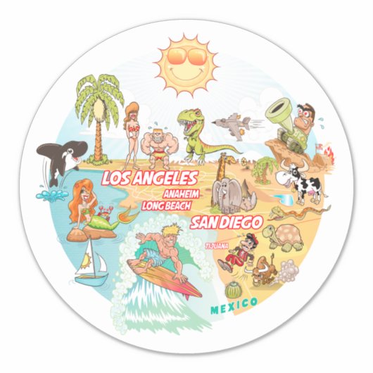 SoCal Aufkleber (Vorderseite)