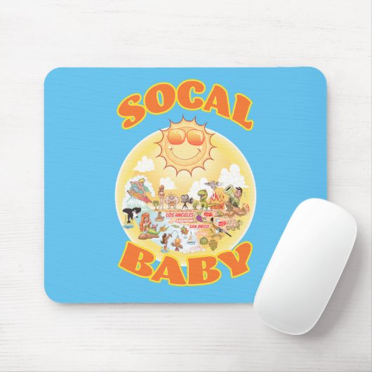 SoCal Baby Mousepad (Mit Mouse)