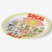 SoCal Baby Plate Pappteller (Schrägansicht)