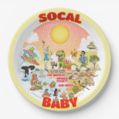 SoCal Baby Plate Pappteller (Vorderseite)