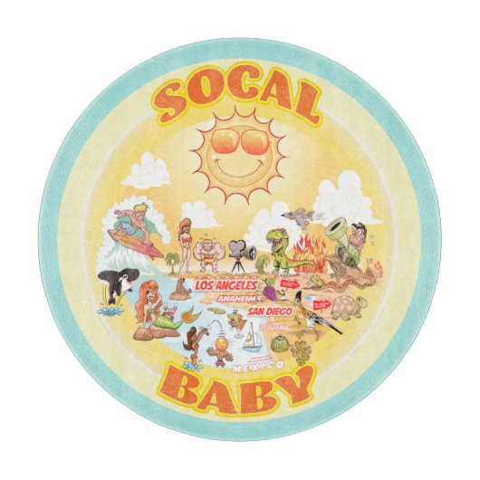 SoCal Baby Schneidebrett (Vorderseite)