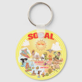 SoCal Beach Paradise Schlüsselanhänger (Vorderseite)