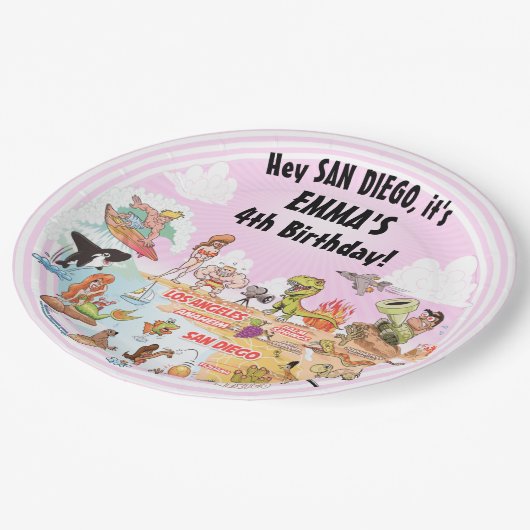 SoCal Birthday Paper Teller (Schrägansicht)