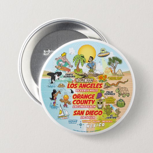 SoCal Button (Vorne & Hinten)