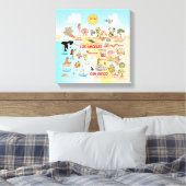 Socal Canvas Print Leinwanddruck (Insitu (Schlafzimmer))