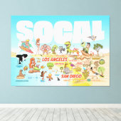 SoCal Canvas Print Leinwanddruck (Insitu (Holzboden))