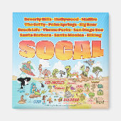 SoCal Cartoon Magnet (Vorne)