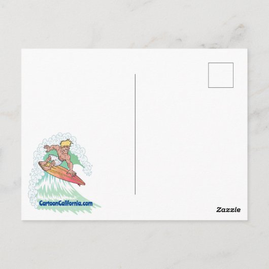 SoCal Custom Christmas Postkarte (Rückseite)