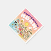 SoCal Custom Geburtstag Napkins Serviette (Ecke)