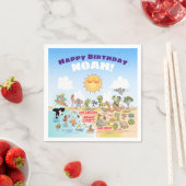 SoCal Custom Geburtstag Napkins Serviette (Beispiel)