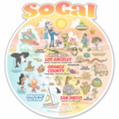 SoCal Dream Aufkleber (Vorderseite)
