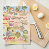 SoCal Eternal Summer Geschirrtuch (Viertel Falte)