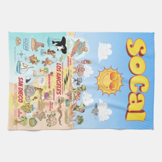 SoCal Eternal Summer Geschirrtuch (Horizontal)