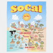 SoCal Fleece Blanket (Vorderseite)