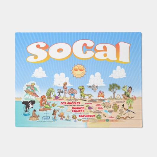SoCal Fußmatte (Vorderseite)