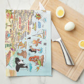 SoCal Geschirrtuch (Viertel Falte)