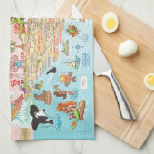 SoCal Geschirrtuch (Viertel Falte)