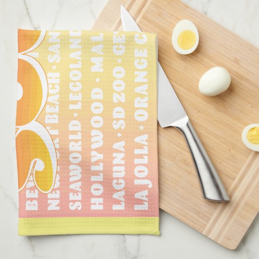 SoCal Geschirrtuch (Viertel Falte)