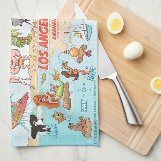 SoCal Geschirrtuch (Viertel Falte)