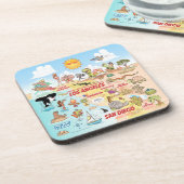 SoCal Getränkeuntersetzer (Linke Seite)