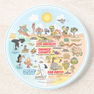 SoCal Getränkeuntersetzer