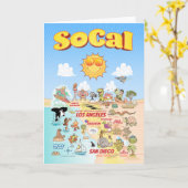 SoCal Grußkarte Karte (Gelbe Blume)