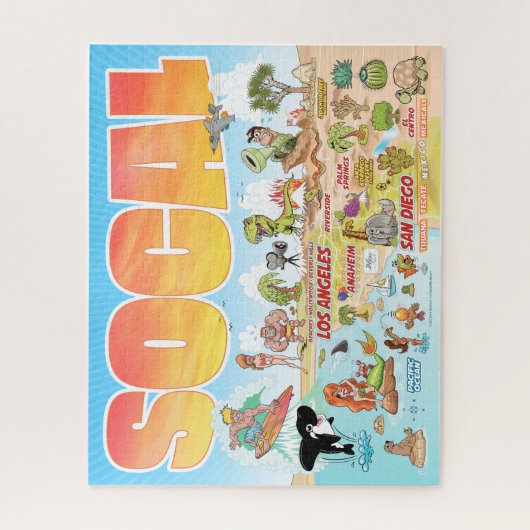 SoCal Jigsaw Puzzle (Vertikal)