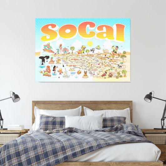 SoCal Leinwanddruck (Insitu (Schlafzimmer))