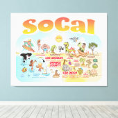 SoCal Leinwanddruck (Insitu (Holzboden))