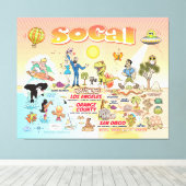 SoCal Leinwanddruck (Insitu (Holzboden))