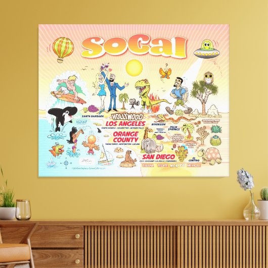 SoCal Leinwanddruck (Insitu (Wohnzimmer))
