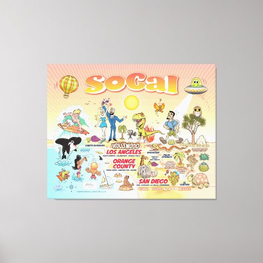 SoCal Leinwanddruck (Vorderseite)
