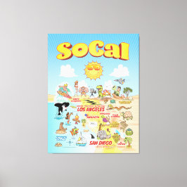 SoCal Leinwanddruck