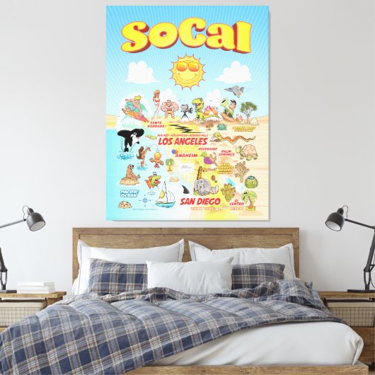SoCal Leinwanddruck (Insitu (Schlafzimmer))