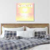 SoCal-Liebe Leinwanddruck (Insitu (Schlafzimmer))