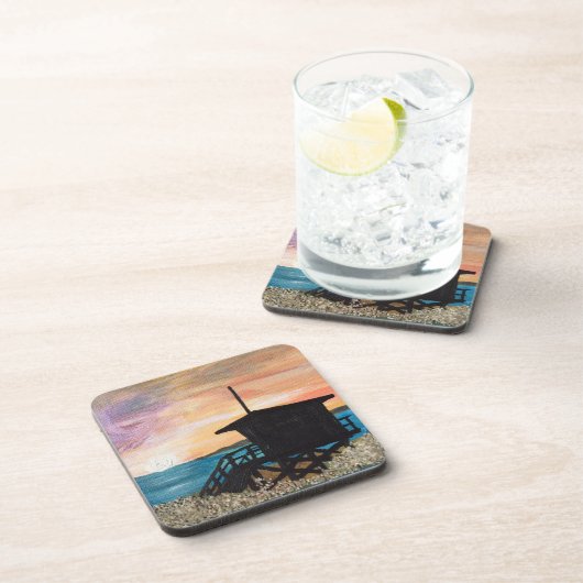 SoCal Lifeguard Stand Getränkeuntersetzer (Rechte Seite)