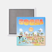 SoCal Magnet (Vorderseite/Rückseite)